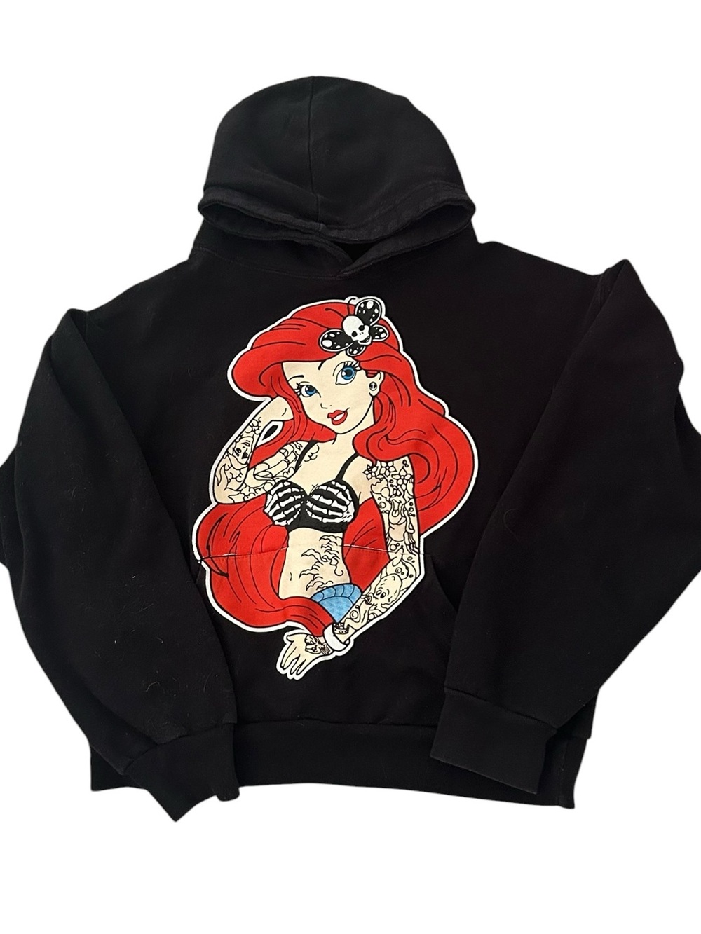 Little Mermaid Tattoo Ariel Graphic Hoodie